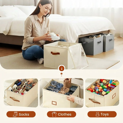 📦💫 50% OFF! 👟🏠 Fabric Shoe Organizer Storage Box – Space-saving, durable, and stylish. Perfect for everyday home organization!🔥 Over 38,750 Sold in 2026!