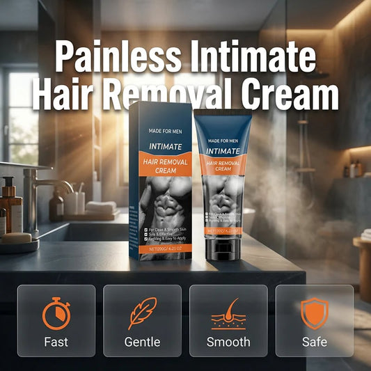 💐50% OFF! Men's Intimate Hair Removal Cream – Silky Smooth & Long-Lasting ✨🪶【Limited Offer】