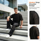 💐50% OFF ! Men’s T-Shirt & Wide-Leg Pants Set – Soft Fabric & Relaxed Fit 🧥😌【Limited Offer】