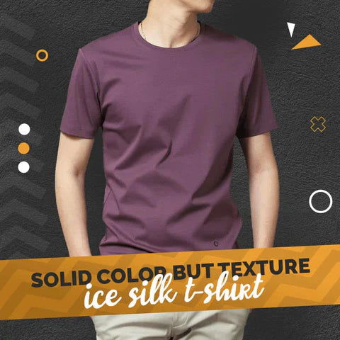💐50% OFF ! Lightweight Ice Silk T-Shirt – Quick Dry & Ultra Breathable 💧💨【Limited Offer】