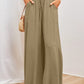 🔥 Hot sale 30% OFF🔥🌞Solid-color wide-leg high-waisted pants