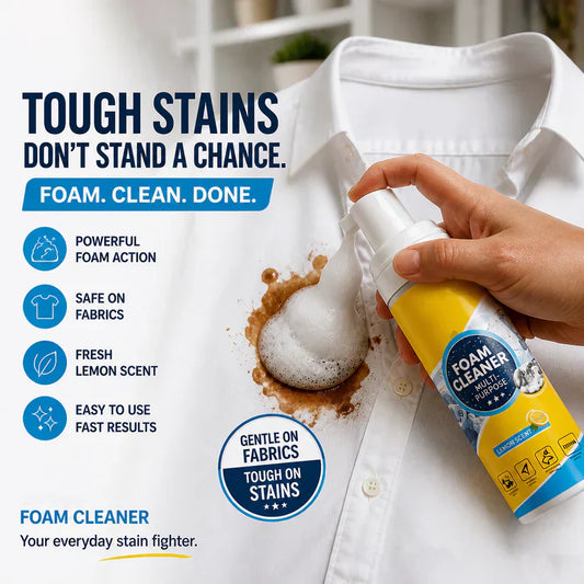 🧼  50% OFF FLASH SALE! Multi-Purpose Foam Cleaner – Removes Grease & Stains Instantly 💨✨ 【Limited Time】