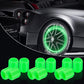 💐50% OFF ! Glow-in-the-Dark Valve Caps – Safety & Night Visibility 🌙🚗【Limited Offer】