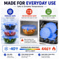 🥣 LIMITED‑TIME 50% OFF! 🫙 Adpartner Silicone Lids for Food Storage (6-Pack) ♻️