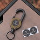 🧭🚴‍♂️🌿 LIMITED-TIME 50% OFF! Retractable Keychain with Carabiner – 65cm Steel Lanyard, ID Badge Reel, Lightweight EDC Gear for Hiking, Travel & Work 🔗🏞️
