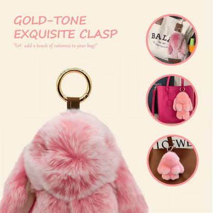 💐50% OFF ! Bunny PomPom Charms – Easter Vibes for Your Bag 🐣🌸【Seasonal Offer】