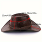 💐60% OFF ! Stylish Western Hat – Trendy Rivet Details & Wide Brim 🤠✨【Limited Offer】