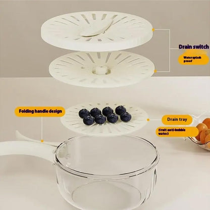 🌟 2026 Fresh-Keeper | 3-in-1 Draining Basket & Fruit Bowl 🧊💎【-50%】