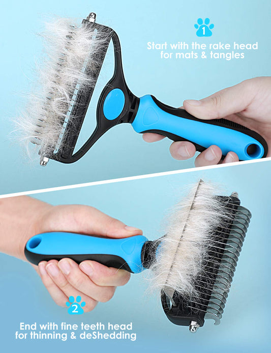 💐50% OFF ! Dog & Cat Deshedding Brush – Reduces Shedding by 90% 💪✨【Limited Offer】