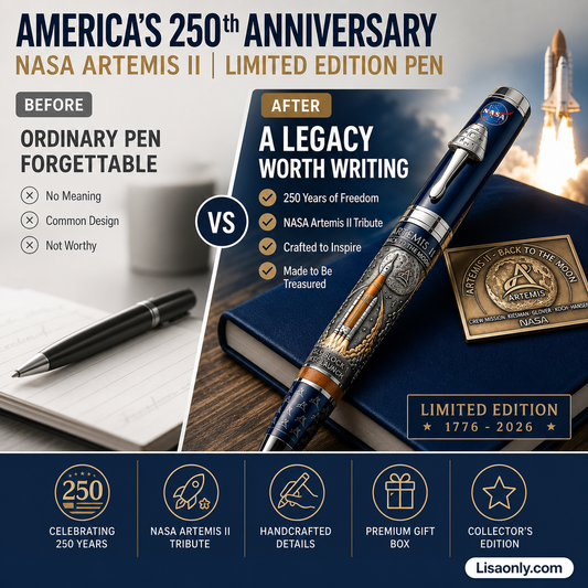 ✨ Limited Edition! ✍️🎖️ 250th U.S. Anniversary Pen – Only 2,500 exist, individually numbered, heirloom-quality craftsmanship. Perfect for collectors, patriots, and proud Americans! 📜 Claimed by 1,847+ proud owners!