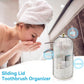 🧼 Neat & Tidy Bathroom | Sliding Lid Toothbrush Organizer | Save Counter Space 🚿【50% OFF】