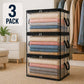 📦🚚💪 Large Heavy-Duty Thick Clear Storage Bags – Perfect for Clothes, Moving & Home Organization 🧥🔁🗄️