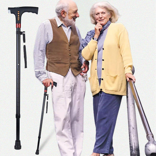 🚶50% OFF! Senior Safety Walking Stick – Higher Quality, LED Lighting 👵🔦【Limited Offer】