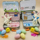💐50% OFF ! Bunny Mummy & Baby Plush Set – Handmade Easter Gift with Cozy Blanket 🐇🌸【Limited Offer】