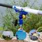 🎣 50% OFF NOW! 🔒 Fishing Rod Self-Locking Turret Bracket – 360° Rotation, Stainless Steel & Rubber-Sleeved – Stable Rod Holder for All Waters 💪