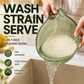 🥗🌿 50% OFF! 🍚✨ Transparent Rice Washing Bowl Strainer with Handle – Fine Mesh, Ergonomic Grip, Multi-Use. 1,247 Happy Customers! ✅