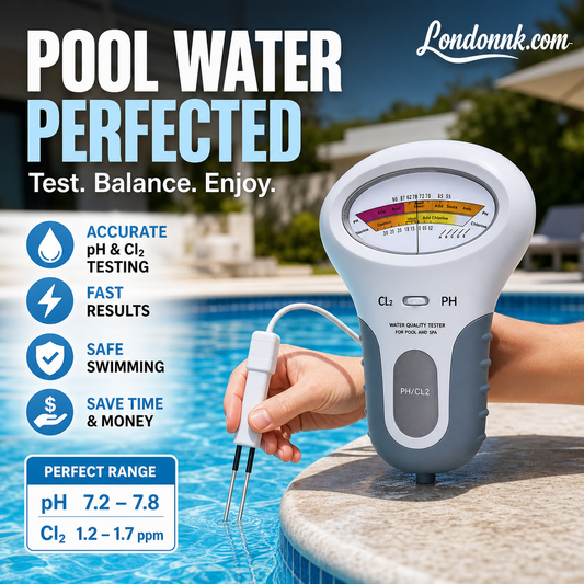 🧪🏊 50% OFF! pH & Cl2 Chlorine Tester – Precise Measurement of pH & Chlorine in Pool – Simple, Fast, Reliable