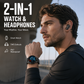 ⌚ 50% OFF NOW! 🎧 2-in-1 Smartwatch with Wireless Earbuds – Music, Calls & Fitness All in One 📱