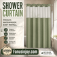 🛁✨50% OFF! 🚿🪟 Waffle Pattern Shower Curtain – Waterproof, Easy Install & Privacy Protection. Over 12,658 Bathrooms Upgraded!✨