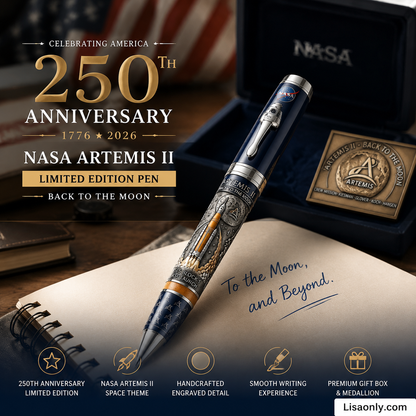 ✨ Limited Edition! ✍️🎖️ 250th U.S. Anniversary Pen – Only 2,500 exist, individually numbered, heirloom-quality craftsmanship. Perfect for collectors, patriots, and proud Americans! 📜 Claimed by 1,847+ proud owners!