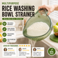 🥗🌿 50% OFF! 🍚✨ Transparent Rice Washing Bowl Strainer with Handle – Fine Mesh, Ergonomic Grip, Multi-Use. 1,247 Happy Customers! ✅