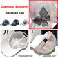 💐50% OFF ! Diamond Butterfly Mesh Cap – Breathable & Lightweight 🦋💨【Limited Offer】