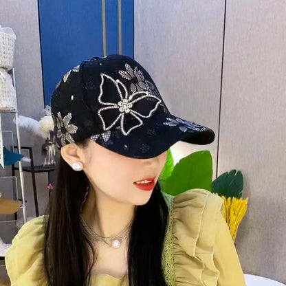 💐50% OFF ! Diamond Butterfly Mesh Cap – Breathable & Lightweight 🦋💨【Limited Offer】