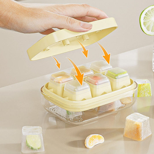 💐 BOGO FLASH SALE! Mini Ice Cube Tray – 6-Grid, Quick-Release & BPA-Free 🧊⚡ 【Limited Time】