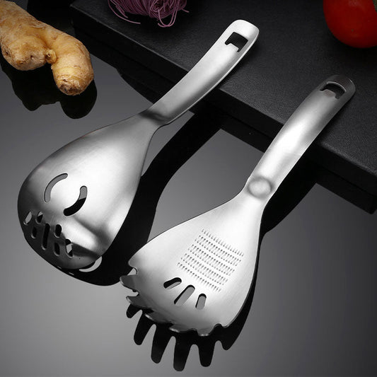 🍳 2026 Sale — Over 26,400 Sold! ✨ Multipurpose Stainless Steel Kitchen Spoon – 5-in-1 Filter, Grinder, Separator & Bottle Opener 🔪