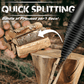 🪓 50% OFF NOW! 🔩 Electric Drill Wood Splitter – High Carbon Steel, Portable & Fast Splitting – Turns Your Drill into a Log Splitter 🌲