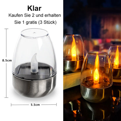 💐50% OFF ! Solar Flickering Flameless Candles – Realistic Effect, Wireless, Safe 🕯️🌿【Flash Sale】