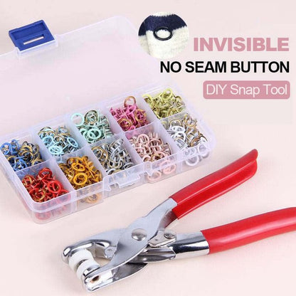 💐50% OFF! Copper Snap Button DIY Kit – Baby Safe & Nickel-Free 🧸✅【Limited Stock】