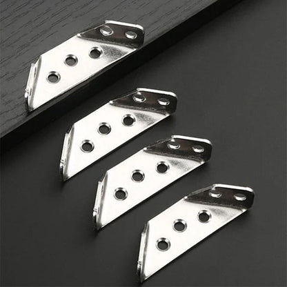 🔩 50% OFF NOW! 🪑 Stainless Steel Corner Brace – Triangular Stability, Rust-Proof & Easy Install – For Furniture, Shelves & Frames 💪