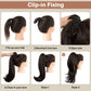 💐50% OFF ! Natural Frizzy Hair Extension – 2026 New In, Instant Style ✨💜【Limited Edition】