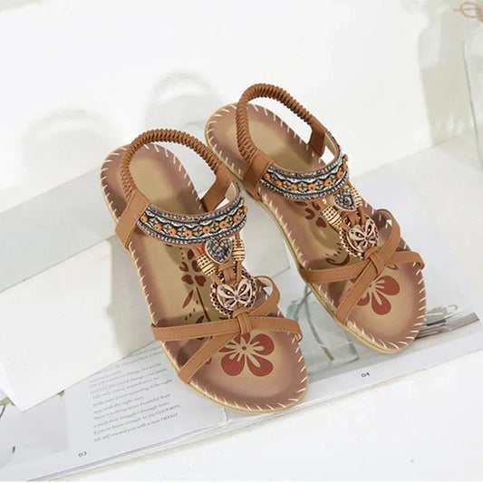 💐50% OFF! Bohemian Orthopedic Sandals – Arch Support & Non-Slip Sole 🦶✨【All-Day Comfort】