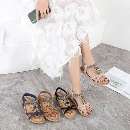 💐50% OFF! Bohemian Orthopedic Sandals – Arch Support & Non-Slip Sole 🦶✨【All-Day Comfort】