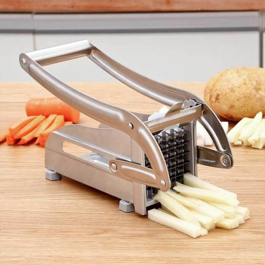 🥔 50% OFF NOW! 🔪 Potato & Cucumber Slicer – Stainless Steel Blade, Suction Base & Easy Clean 🥒