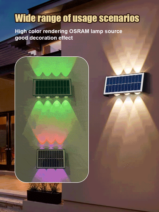 💸 Solar Glow, Zero Bills | Auto-On Wall Light ☀️ | Waterproof & Always Ready 【50% OFF】
