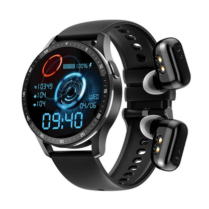 ⌚ 50% OFF NOW! 🎧 2-in-1 Smartwatch with Wireless Earbuds – Music, Calls & Fitness All in One 📱