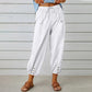 🌸 2026 New Arrival | Women‘s Wide Leg Capri Pants | Soft & Breathable Drawstring ☁️【50% OFF】