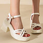 💐50% OFF ! Thick Heel Sandals – Instantly Slim & Lengthen Your Legs 👠🔥【Exceptional Price】