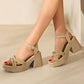 💐50% OFF ! Thick Heel Sandals – Instantly Slim & Lengthen Your Legs 👠🔥【Exceptional Price】
