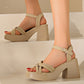 💐50% OFF ! Thick Heel Sandals – Instantly Slim & Lengthen Your Legs 👠🔥【Exceptional Price】
