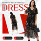 🔄💃 60% OFF! 👗Printed Long Dress – Flattering for all.