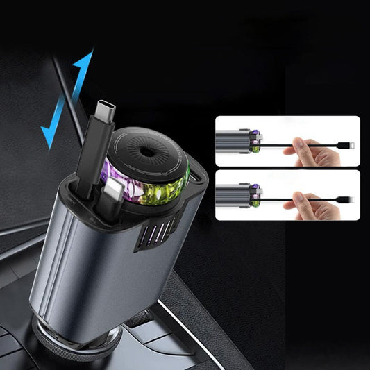 ✨ One Device, Endless Vibes | 5-in-1 Charger & Aroma Diffuser | Switch from Day Charger to Night Galaxy 🌌【50% OFF】