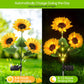 🌻 60% OFF FLASH SALE ! Sunflower Solar Lights – Glowing Decor for Garden ✨🌿【Hurry Up】