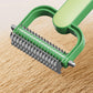 🐕🐈🪮 LIMITED-TIME 50% OFF! Stainless Steel Pet Comb for Shedding & Detangling – Dual-Sided Teeth, Removes Loose Undercoat & Mats Gently, Suitable for Long or Short Hair 🧴✨