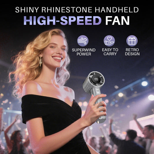💐50% OFF ! High-Speed Hand Fan – Instant Cooling Breeze 💨❄️【Flash Sale】