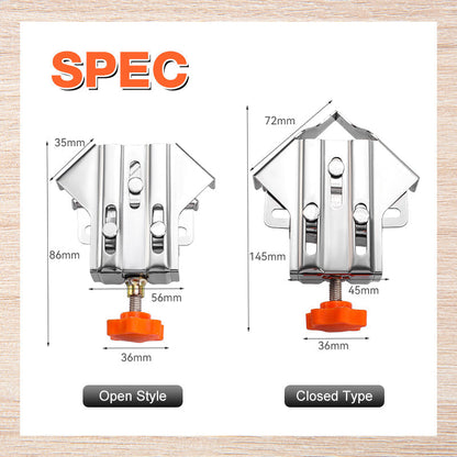 🔧 50% OFF NOW! 📐 Stainless Steel 90° Corner Clamp – Stable, Accurate & Portable – For Woodworking & DIY Projects 🛠️
