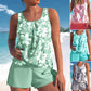 💦🔄 LIMITED TIME 50% OFF! 🌊Printed Tankini – Soft fabric & flexible design – Move freely in and out of water. 🤽‍♀️